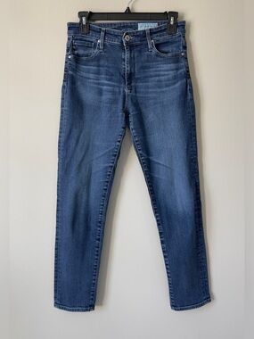 Anthropology AG Adriano Goldschmied Stevie Ankle Straight High Rise Women Jeans